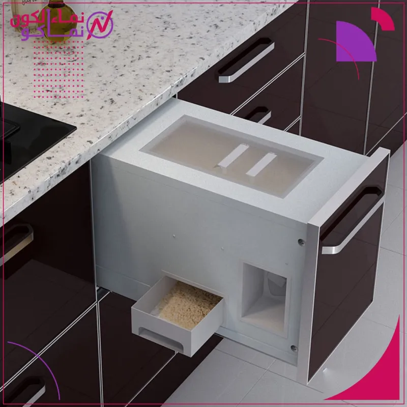 حاوية الأرز والبقوليات